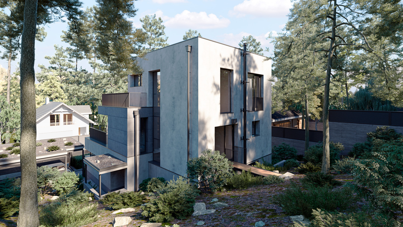 Дом в деревне Порошкино