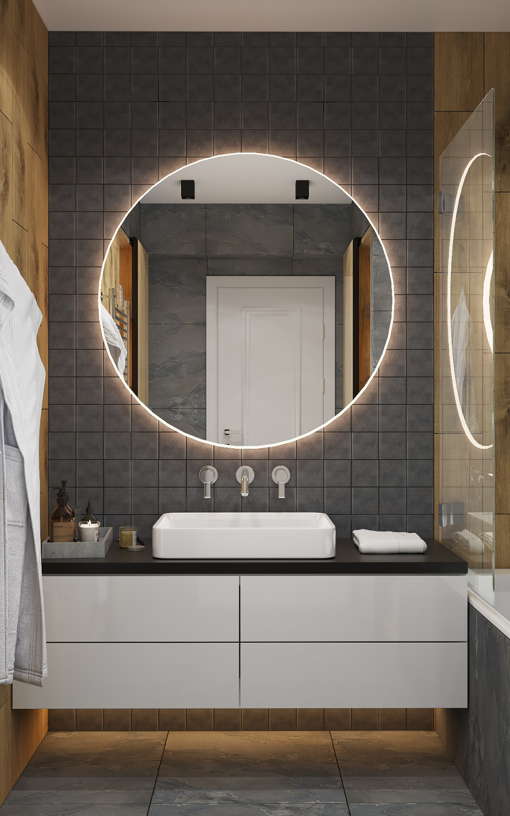 Двухкомнатная квартира с гостиной-холлом