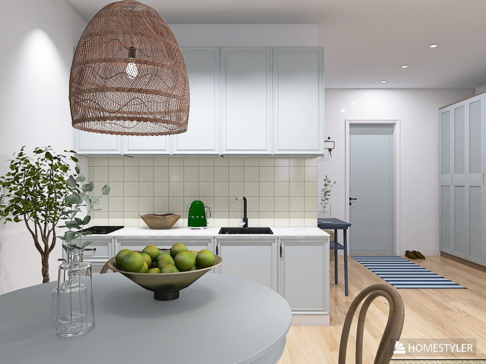 Обложка проекта: Студия в Средиземноморском стиле