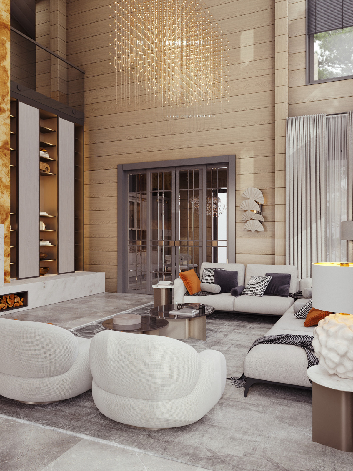 Интерьер загородного дома.