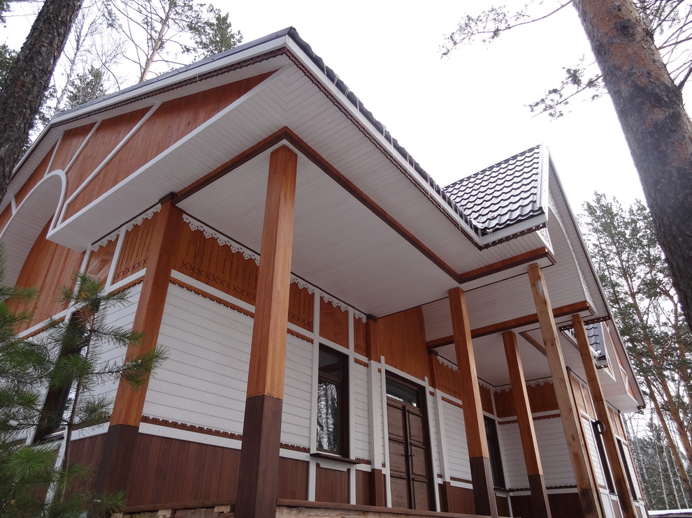 Воссоздание музея Астафьева, черты дома взяты с реально существующего