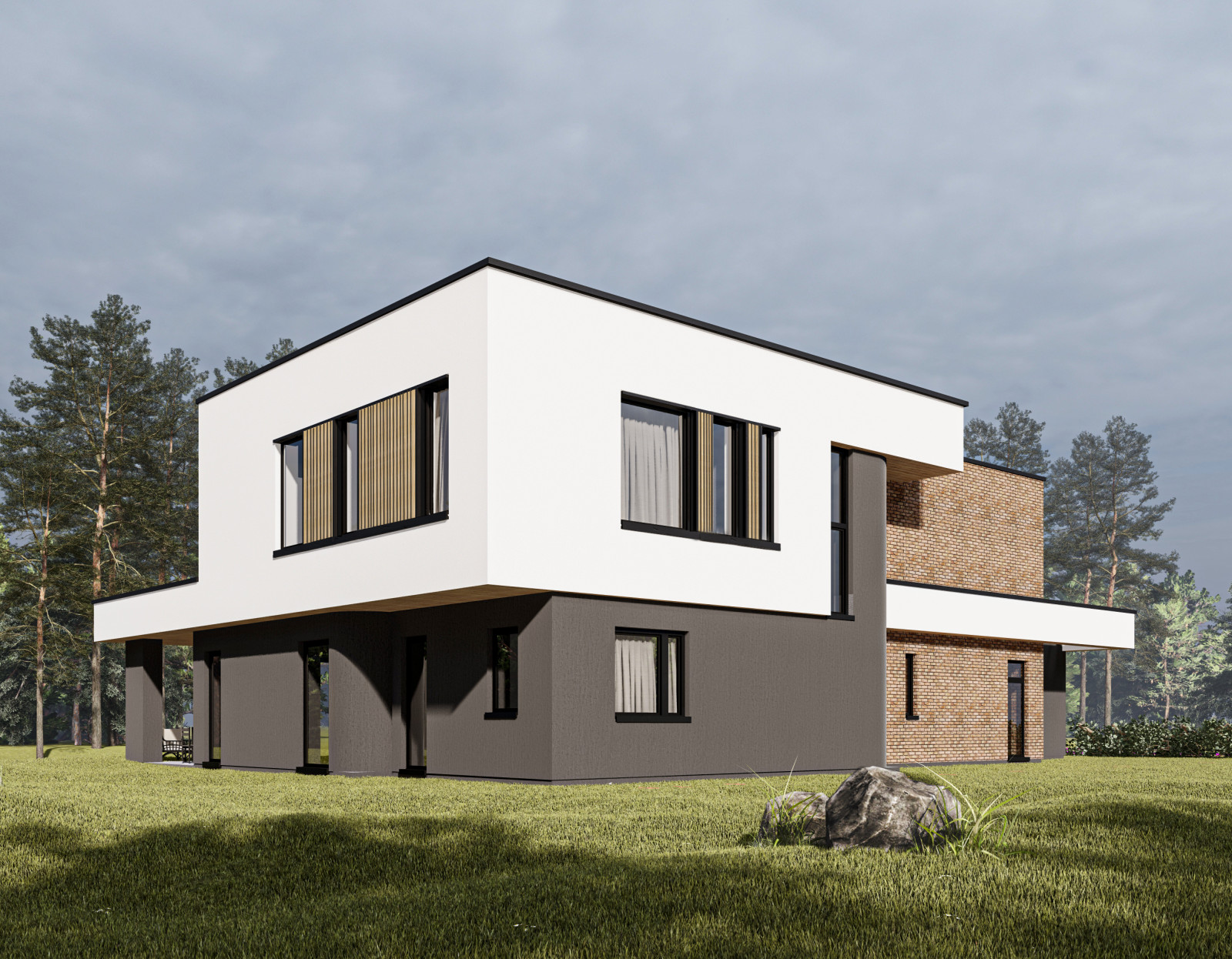 Обложка проекта: Дом в современном стиле