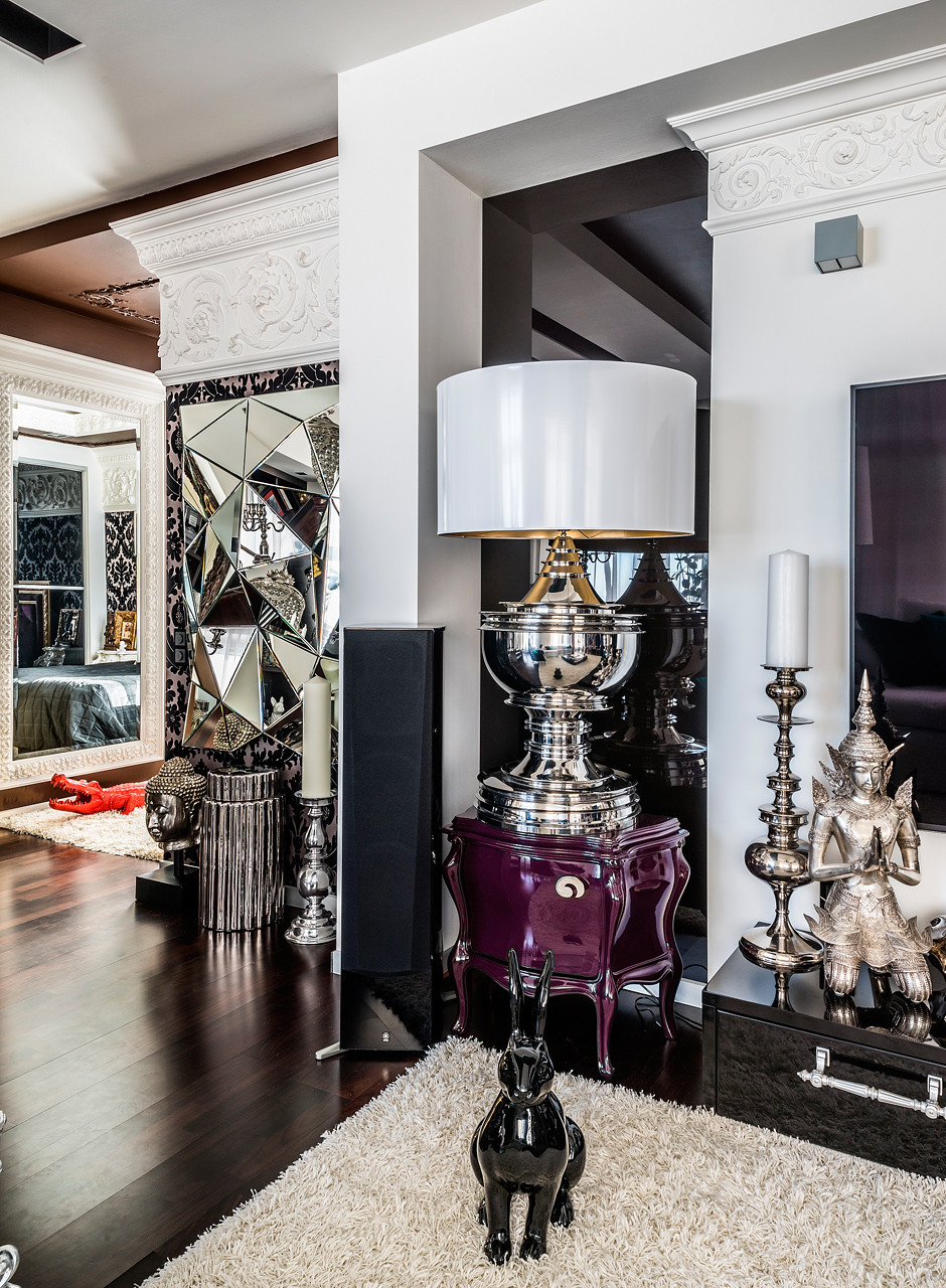 Съёмка интерьера квартиры в стиле фьюжн.