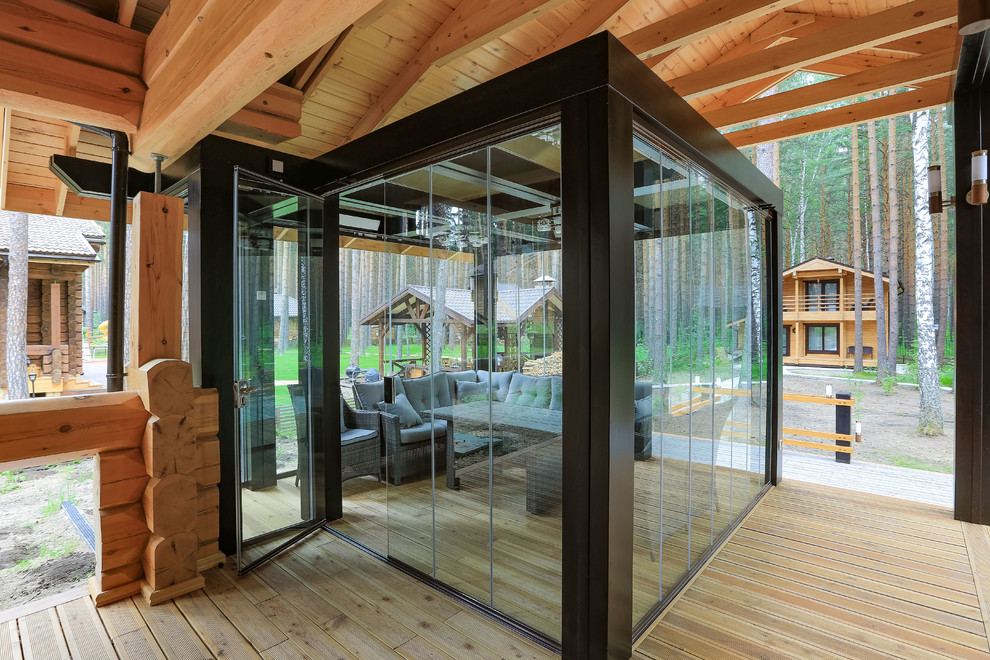 Остекленная терраса "Финский залив"