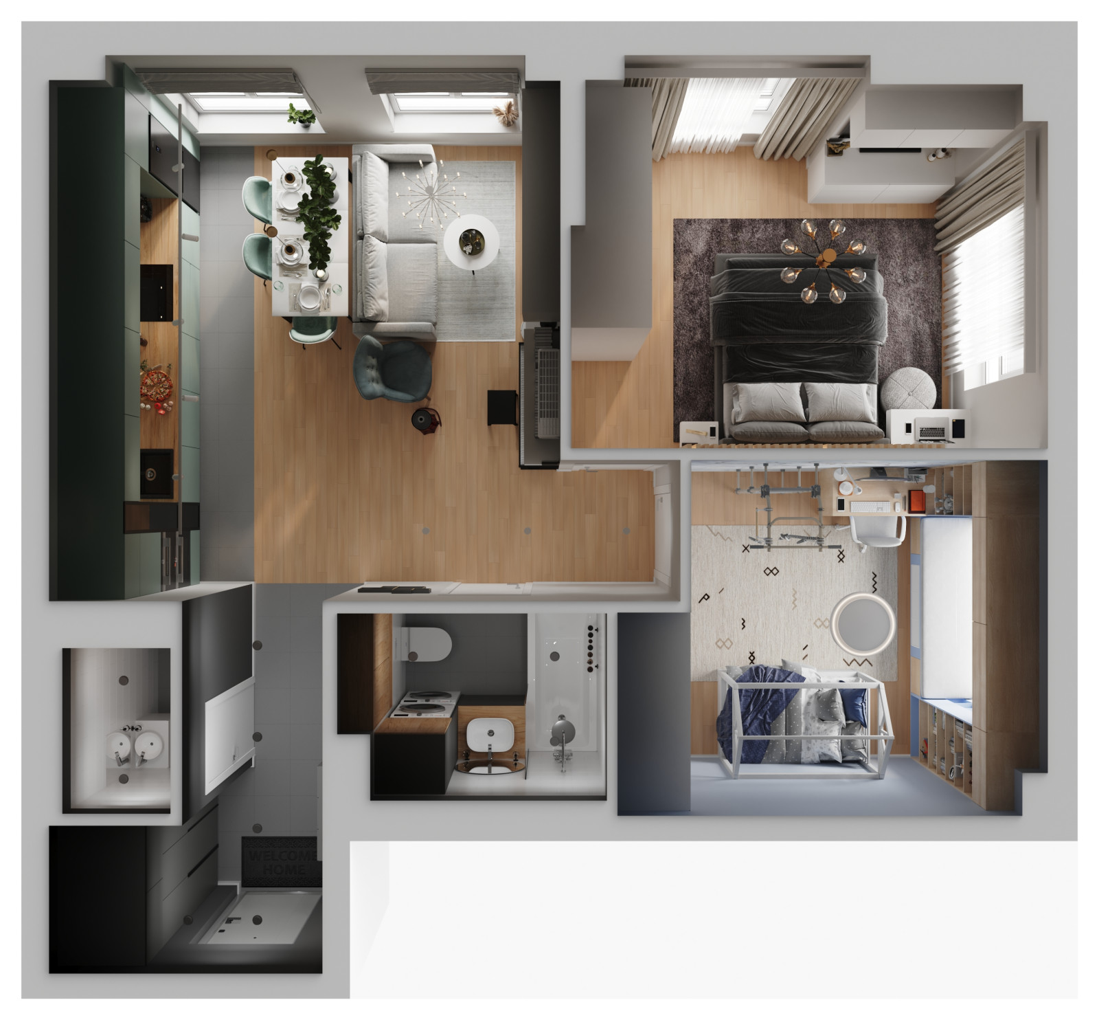 Дизайн проект бусиновский парк № 3