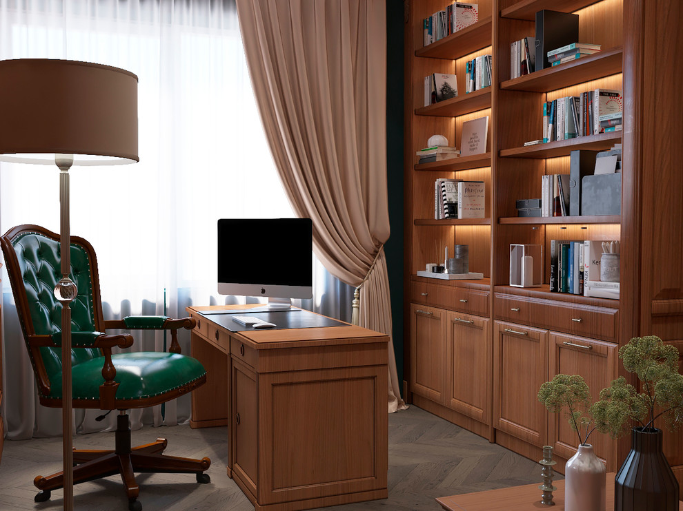 Интерьер кабинета в з.п. Бавария от Унистрой