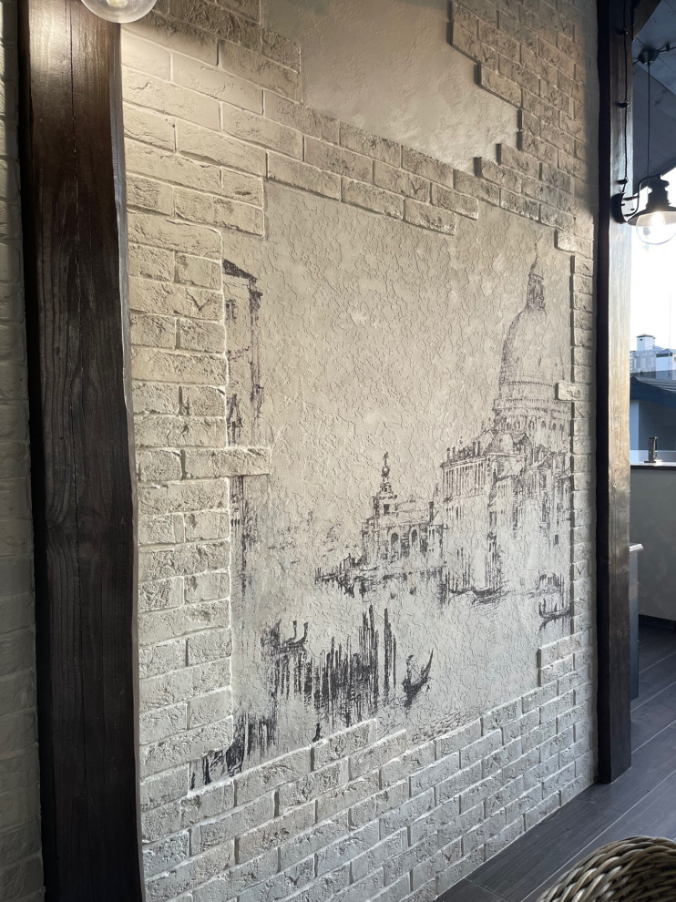 терраса на крыше жилого дома в г. Геленджике