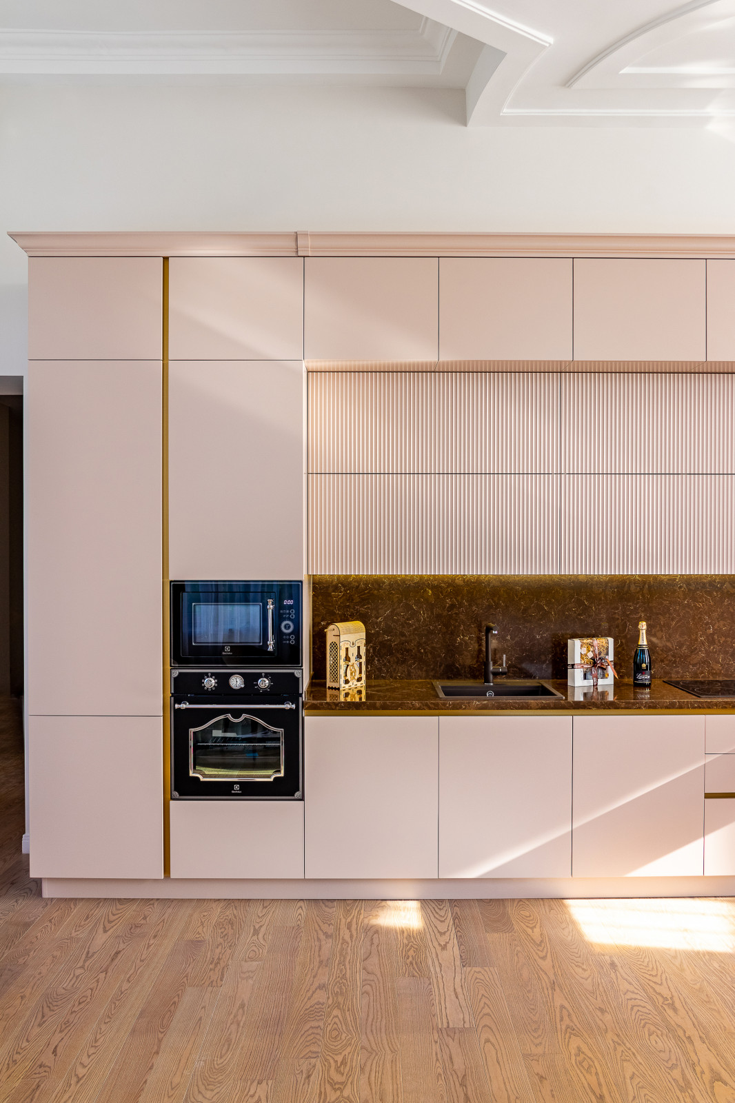 АК Grand Royal Residences. Съемка кухни-гостиной для МК ITALIKA