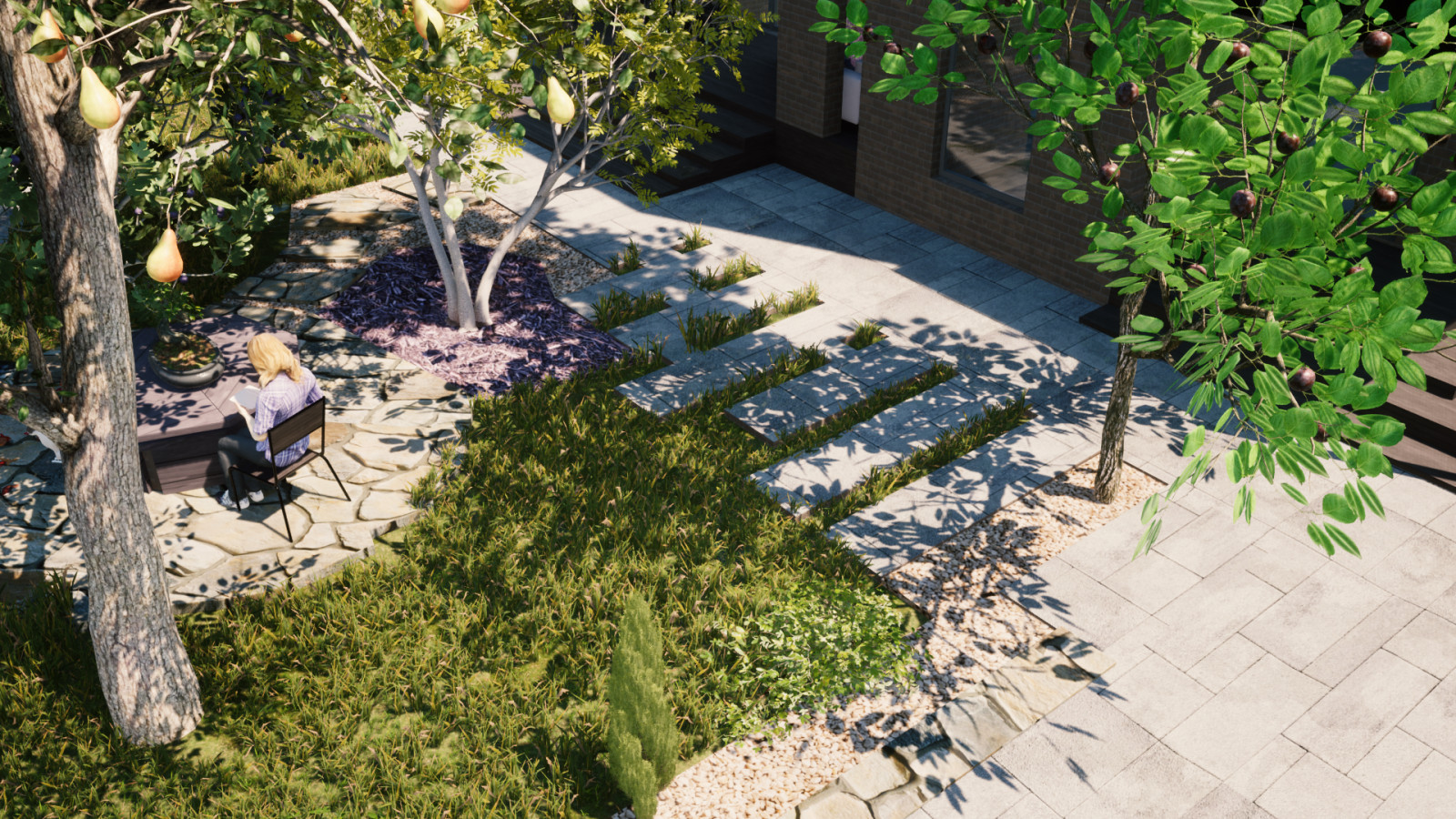 Благоустройство дачного участка. Сад в японском стиле