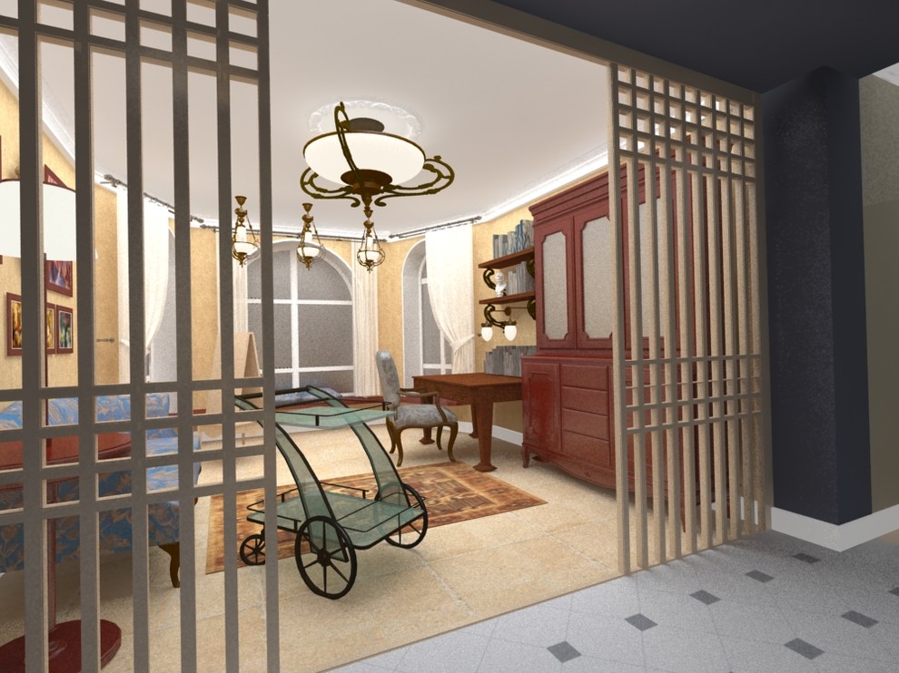 Обложка проекта: Холл на 2м этаже коттеджа