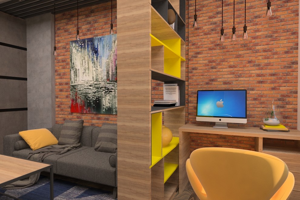 Дизайн 2-х комнатной квартире,в ЖК "Маршал" в стиле лофт