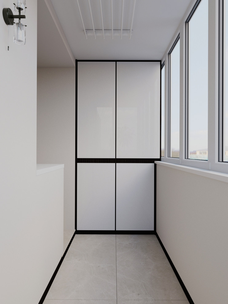 Кухня/гостиная с балконом