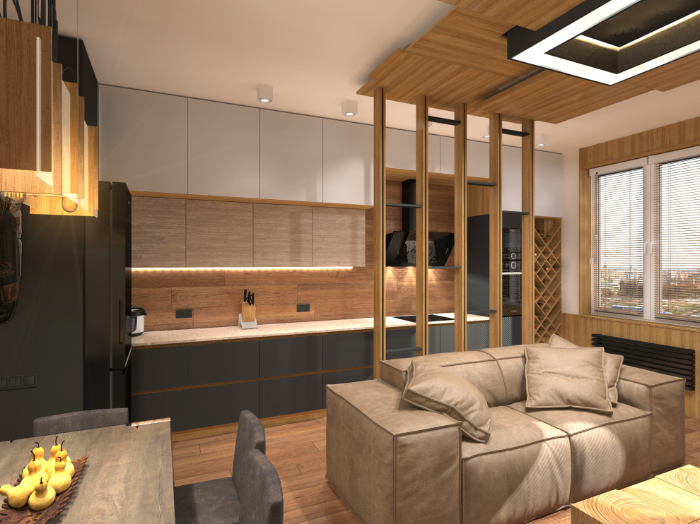 Гостиная-Кухня-Столовая