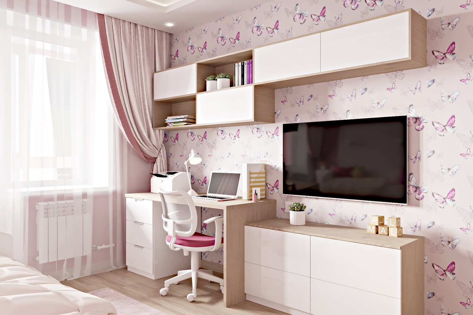 3-комн. квартира - 90 м2. Детская №1