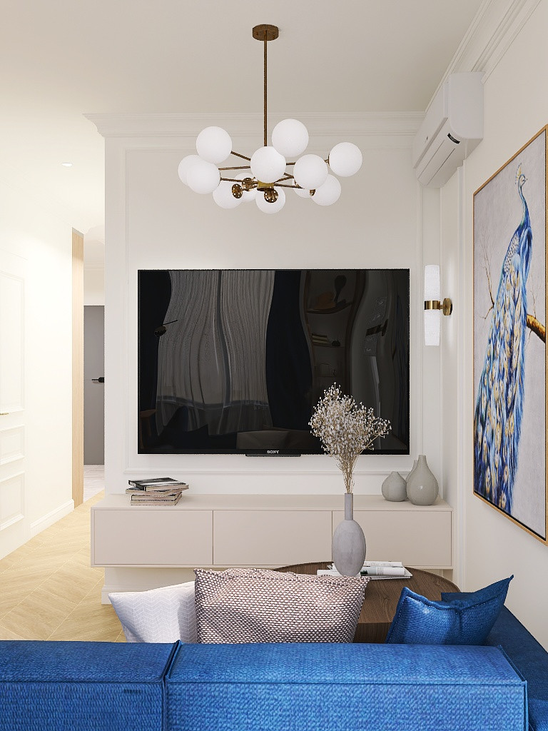 Кухня-гостиная в стиле Современная классика