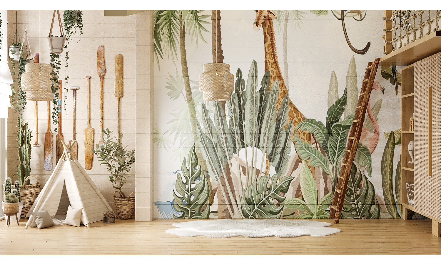 Детская комната для мальчика #oh_jungle_room