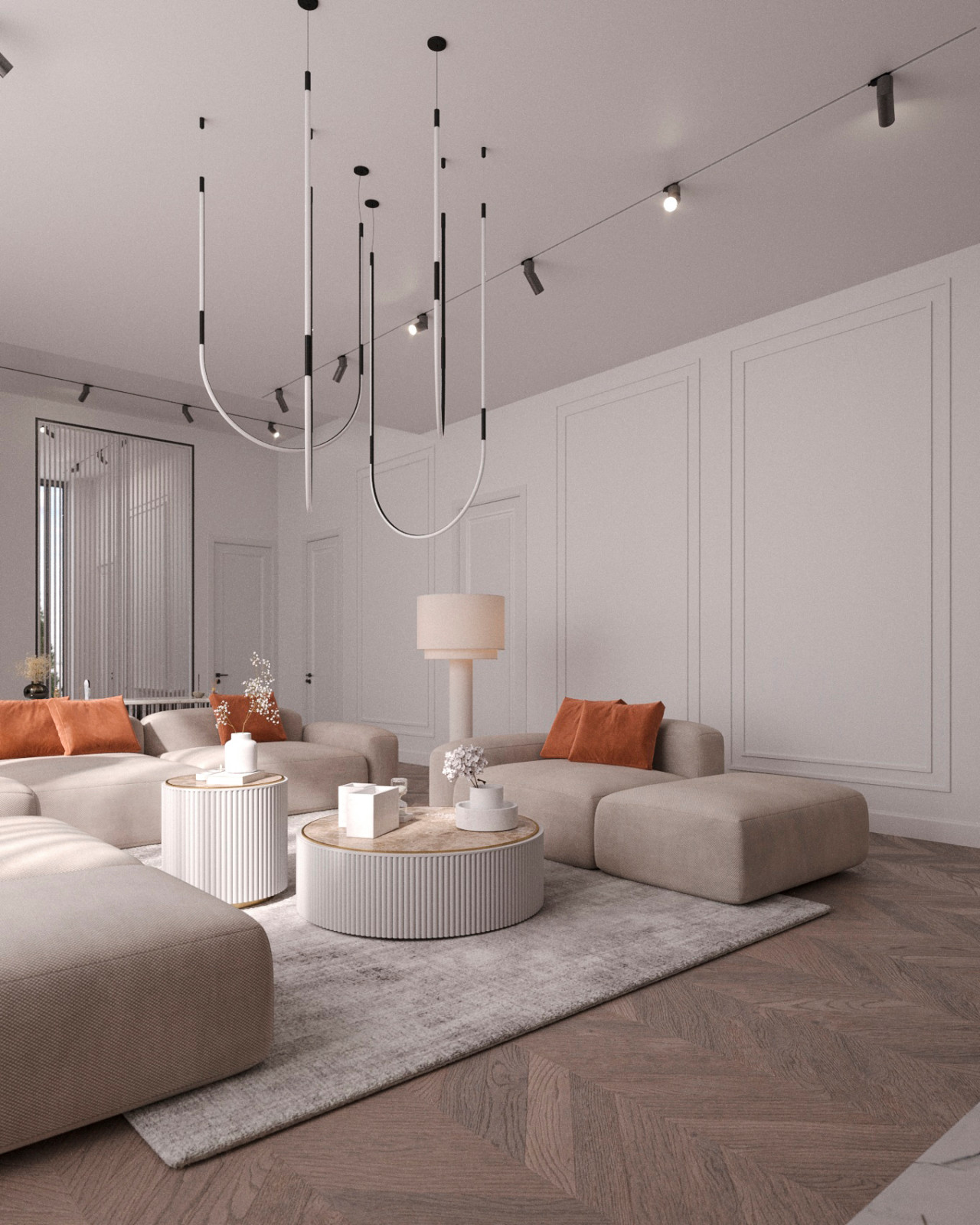 Гостиная в частном доме