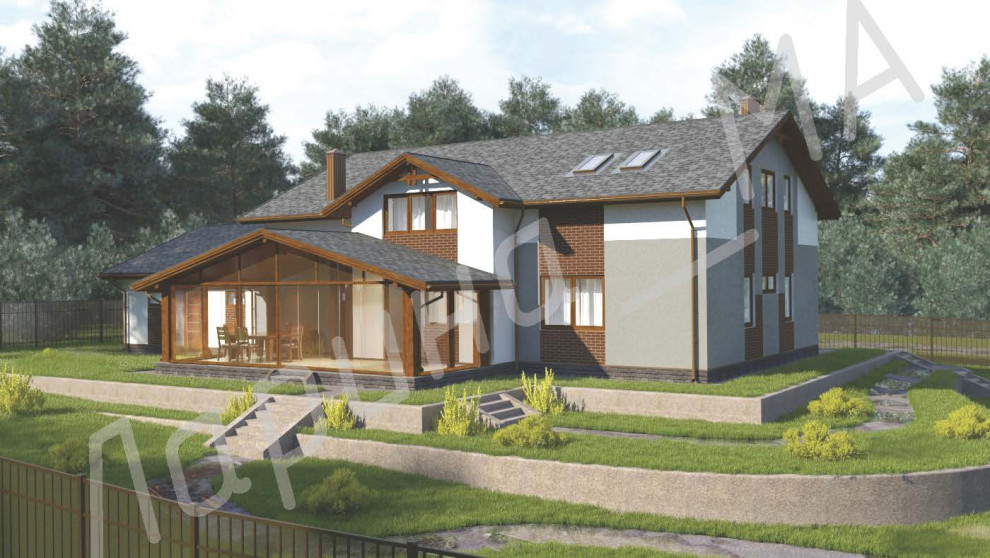 Проект энергоэффективного дома и дизайн-проект коттеджа