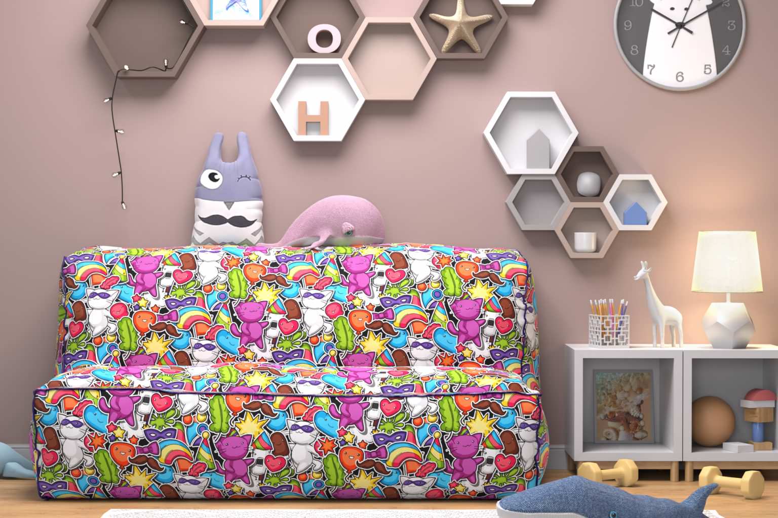 Ткань для детской мебели