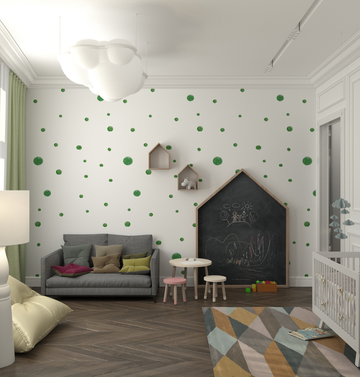 Квартира для семьи на Крестовском острове