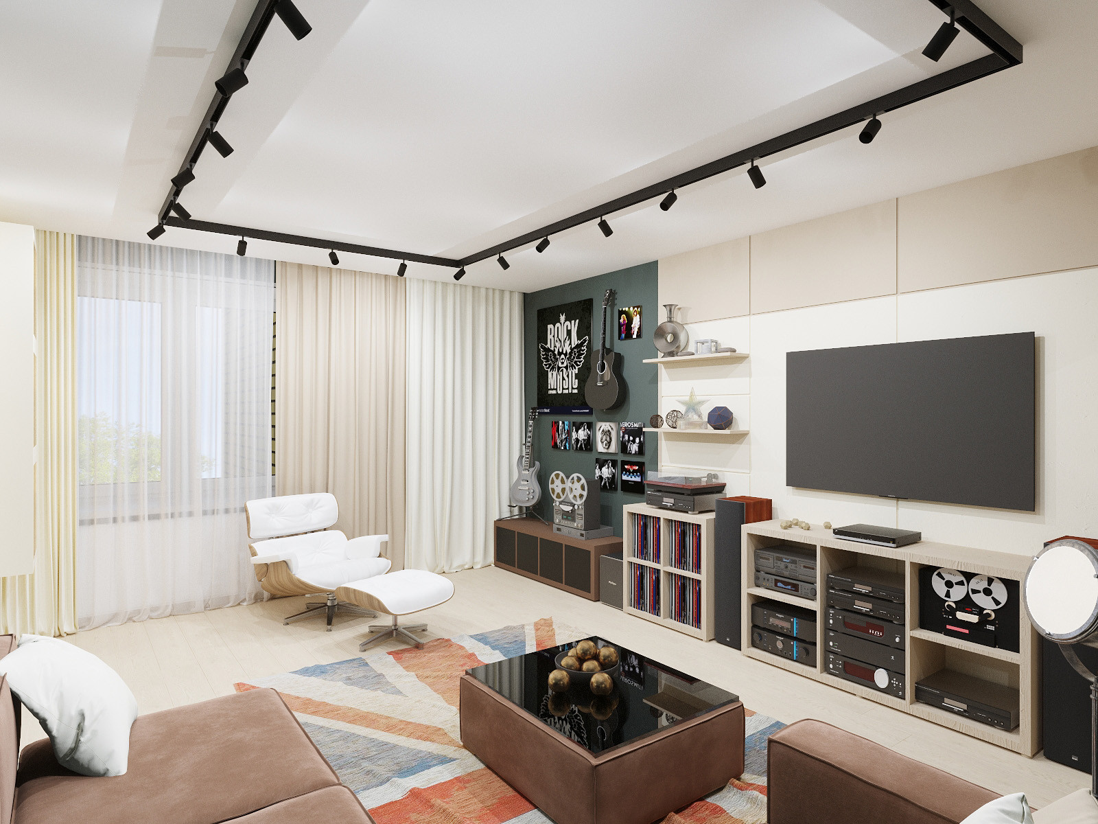 Квартира для "рокера".