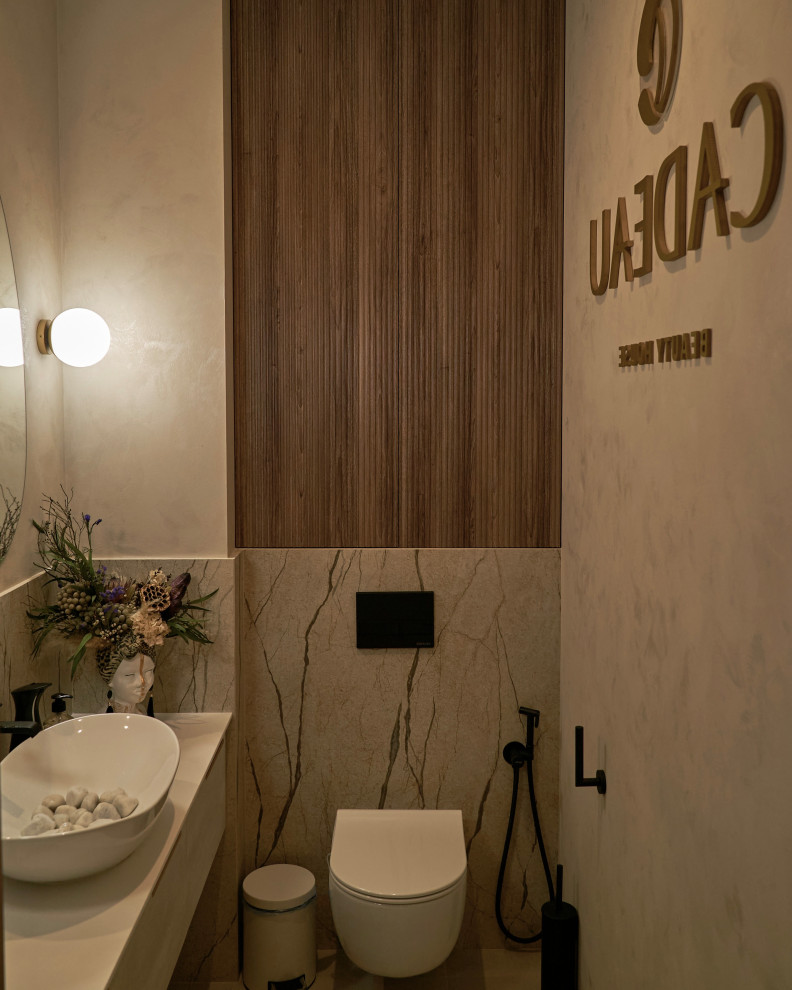 Реализованный дизайн проект салона красоты 2021год.