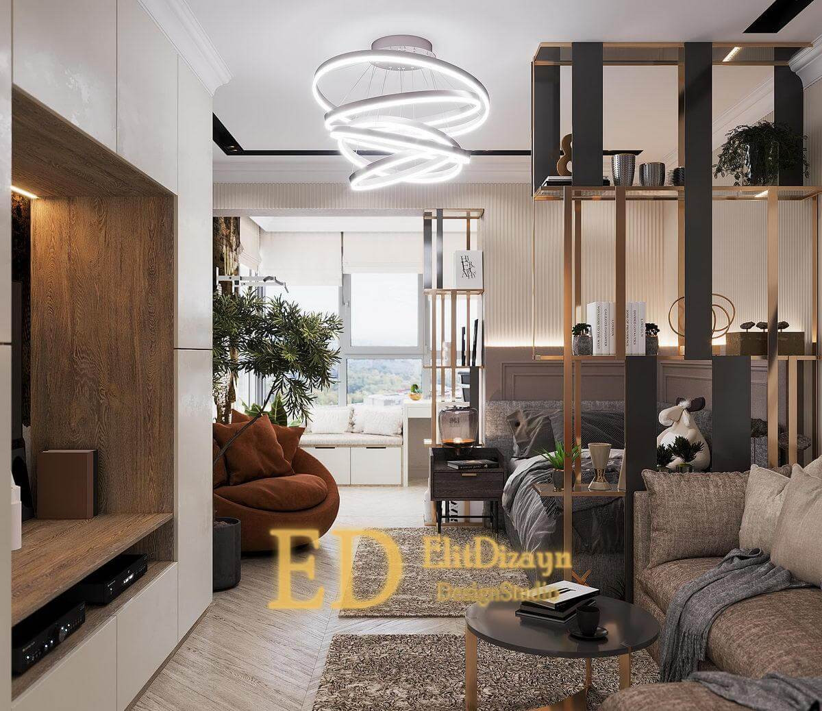 Квартира неоклассика - 145м2