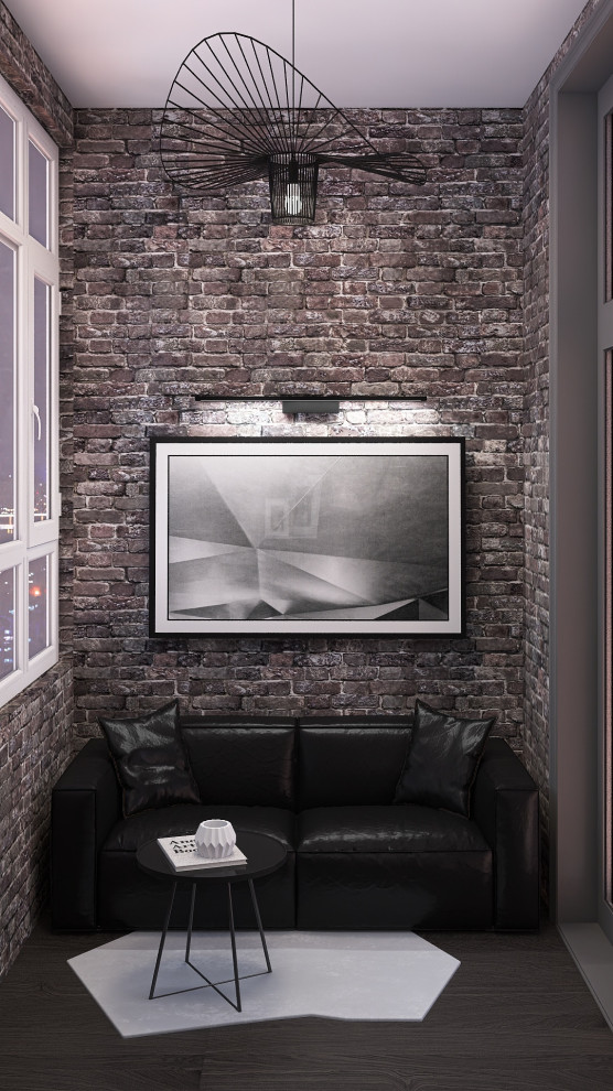 Трехкомнатная квартира для холостяка. Сочетание брутального  характера и уюта.