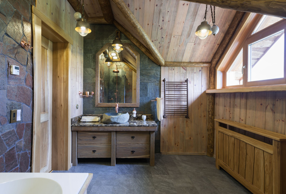 Дом в рустикальном стиле