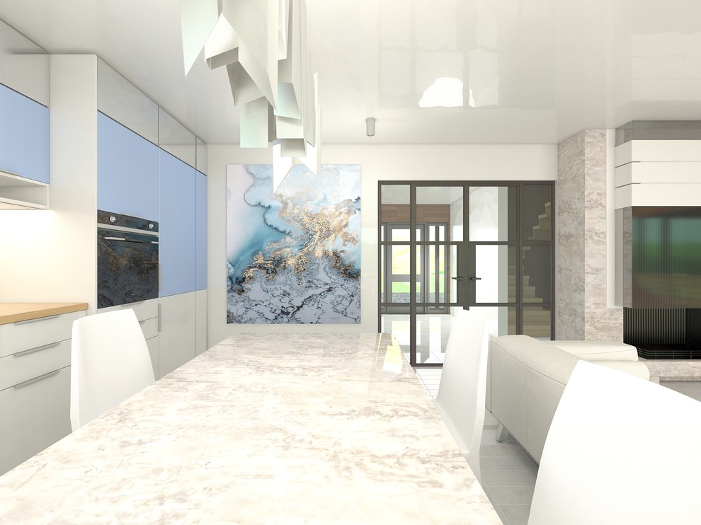 Дом "Куб" в стиле минимализм.