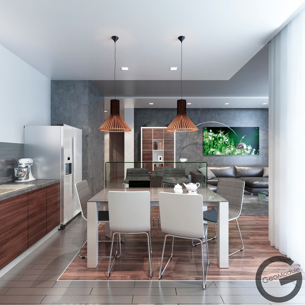 Проект квартиры для семейной пары. "Без лишних эмоций"