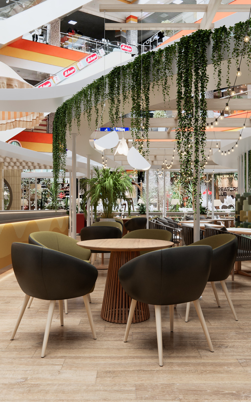 Дизайн интерьера кафе