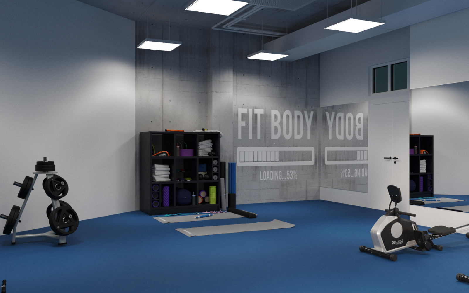 Спорт зал и тренажерный зал