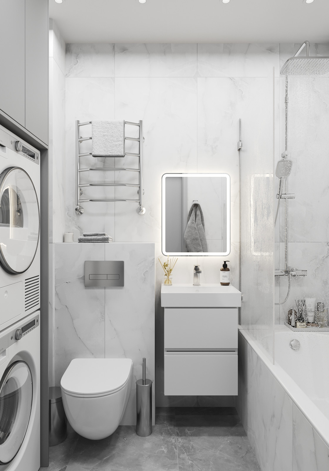 Дизайн квартиры ЖК "Петровский Квартал"