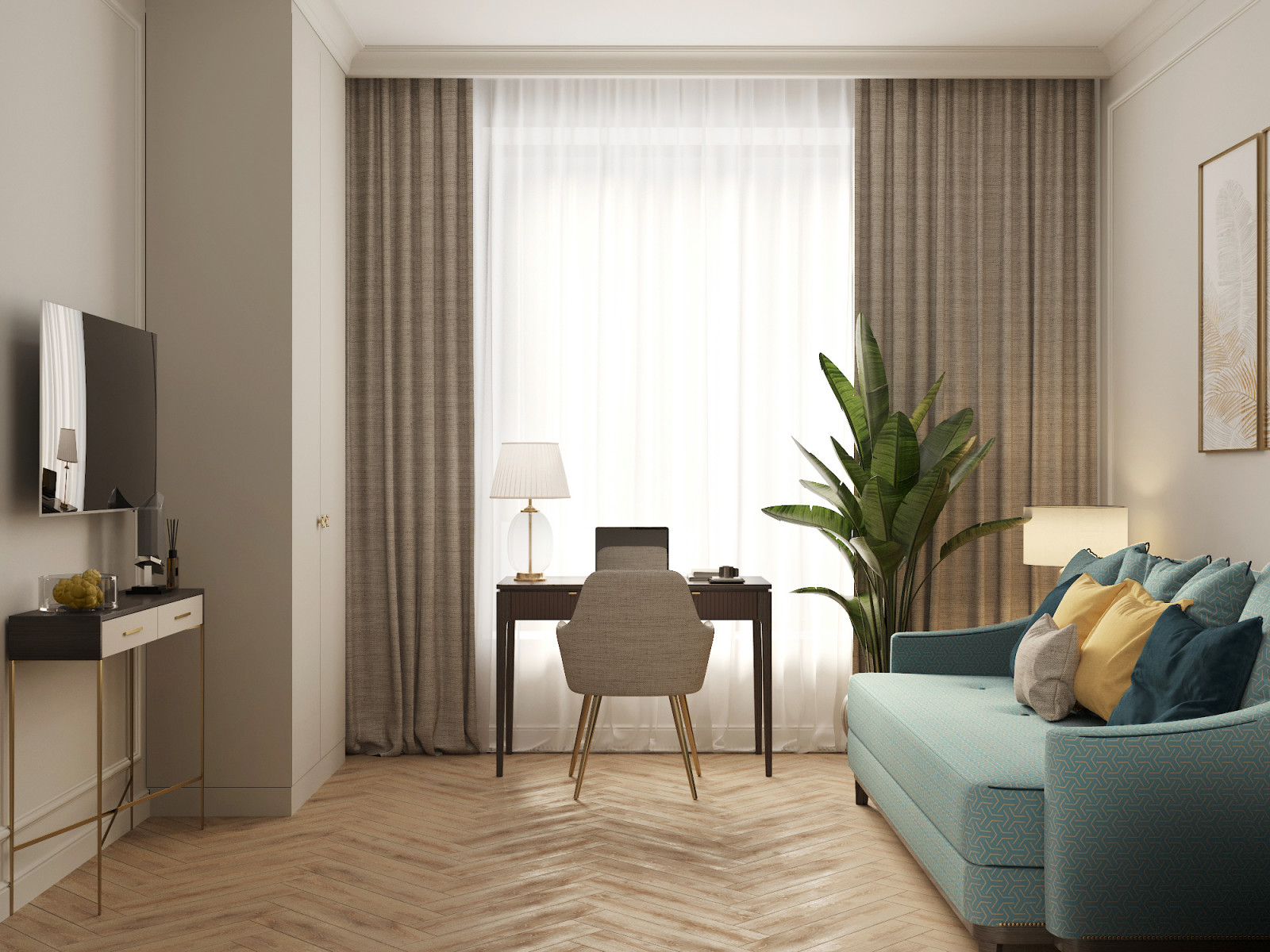 Квартира в современной классике