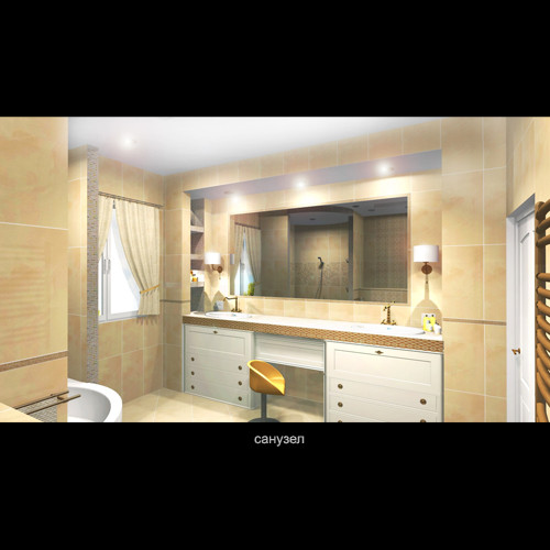 Проекты ванных комнат