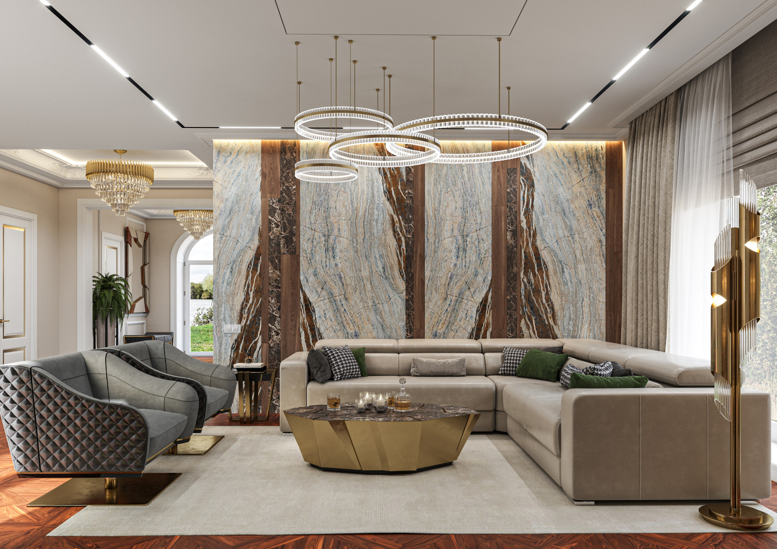 Гостиная 1-ый этаж