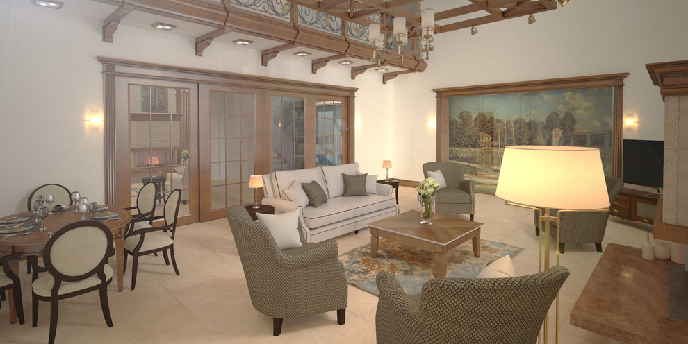 Обложка проекта: Гостиная в доме