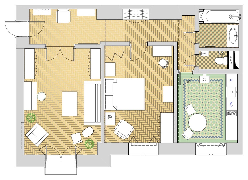 Houzz тур: «А здесь вообще ремонт делали?»