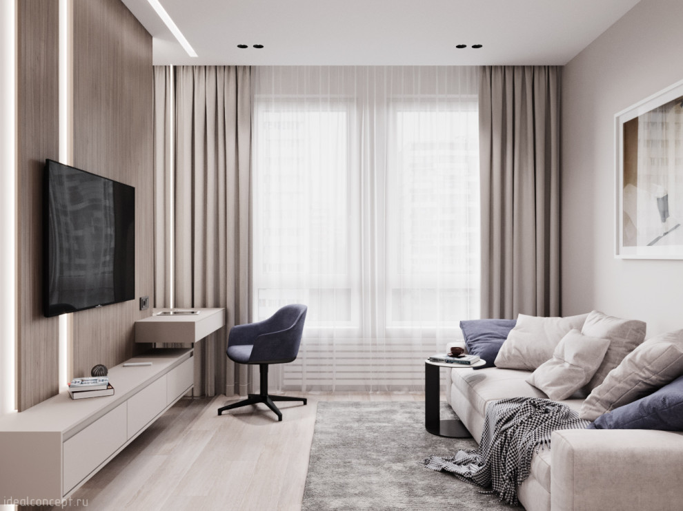 Обложка проекта: Минимализм в кофейных тонах.