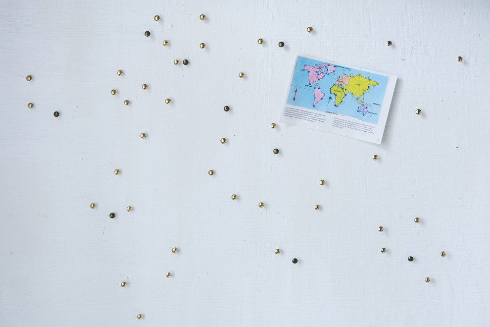 DIY: Карта мира — настенный декор своими руками