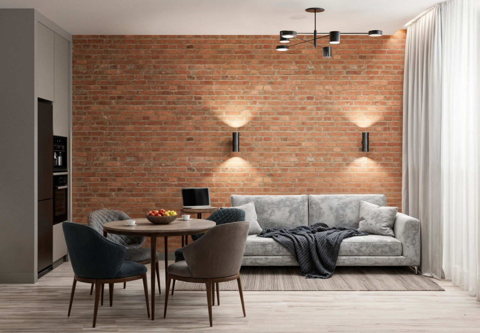 Обложка проекта: Дизайн-проект квартиры в "ЖК Дружный 3", г. Барнаул