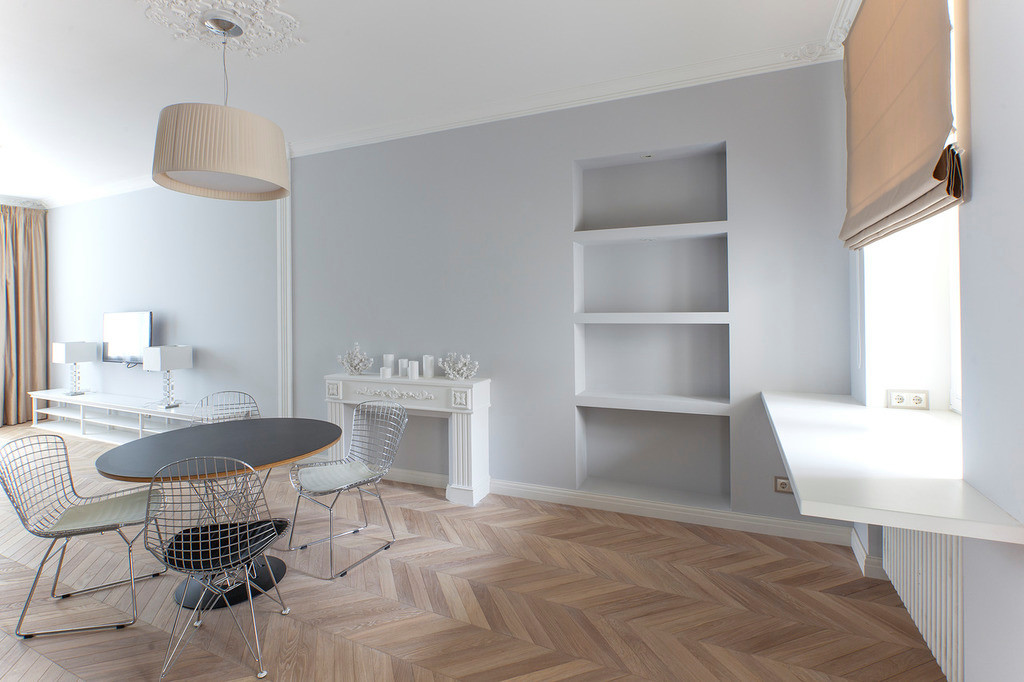 Дизайн квартиры на Остоженке. Фото интерьеров и новинки 2015 года