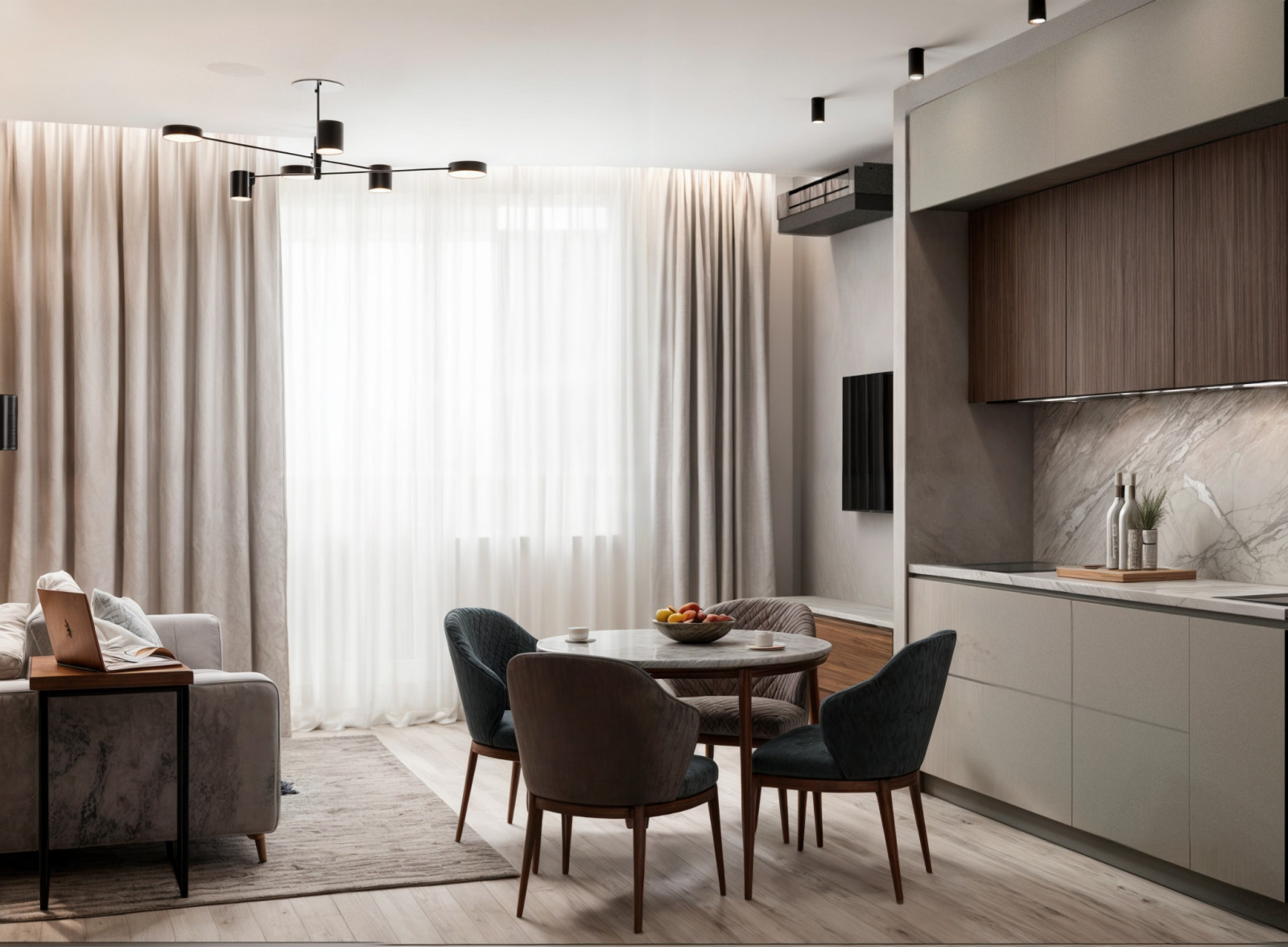 Дизайн-проект квартиры в "ЖК Дружный 3", г. Барнаул