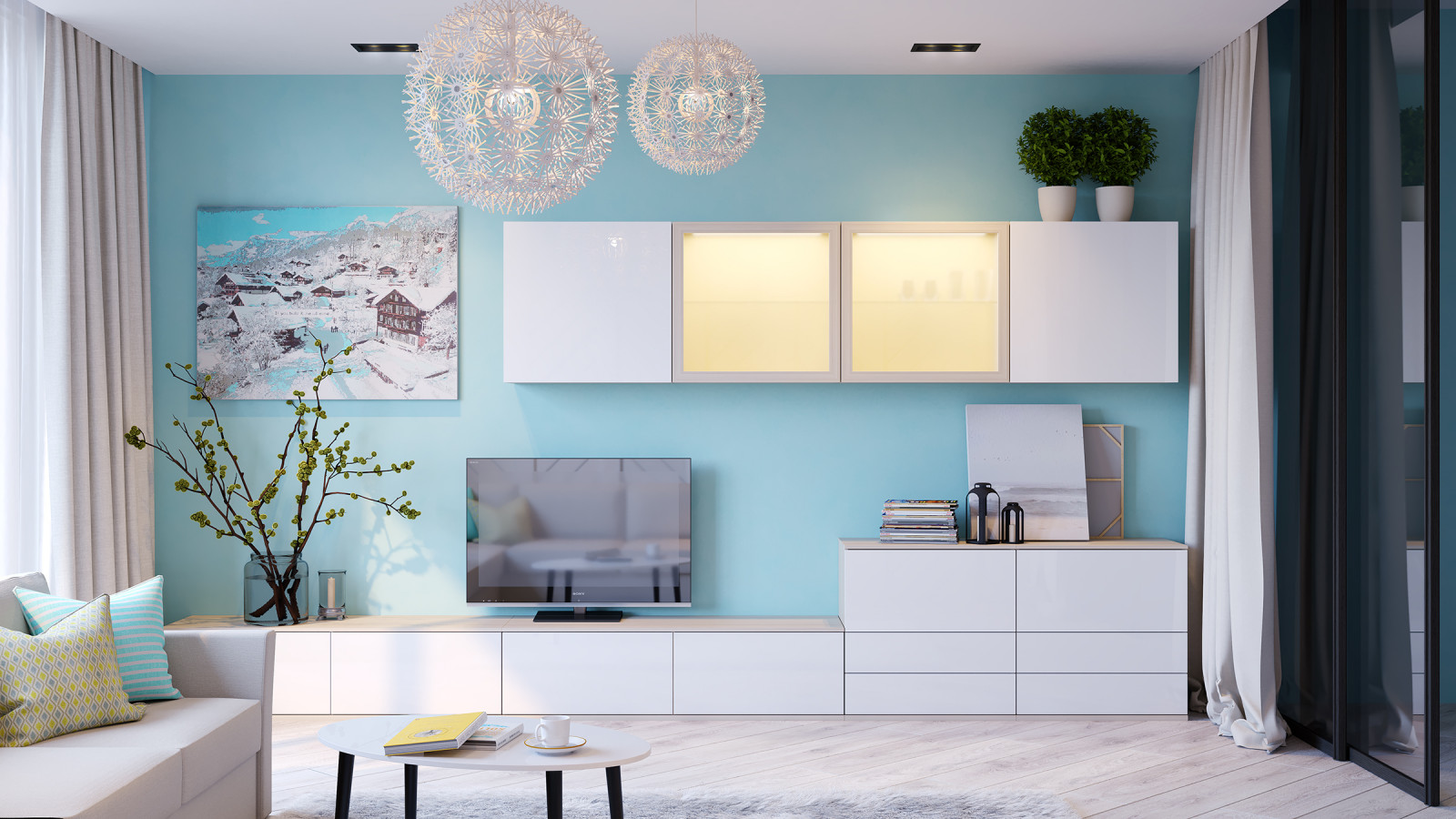 Проект обстановочки гостиной для интернет - магазина ОГОГО обстановочка!