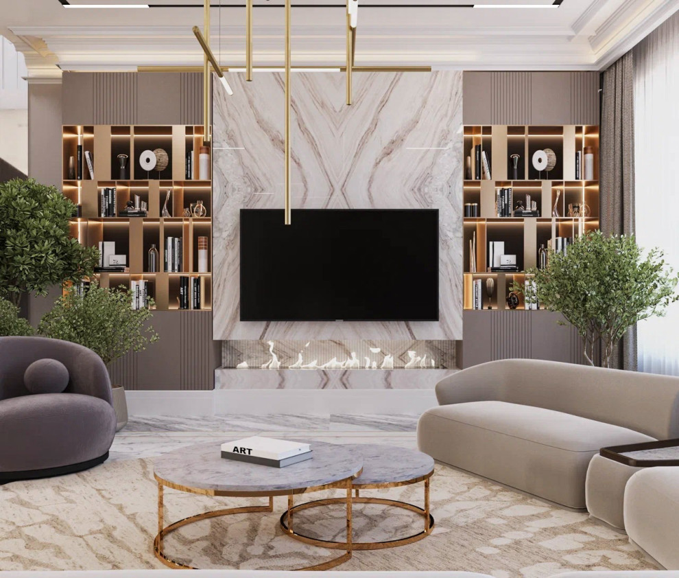 Проект "Бархат", интерьеры таунхауса