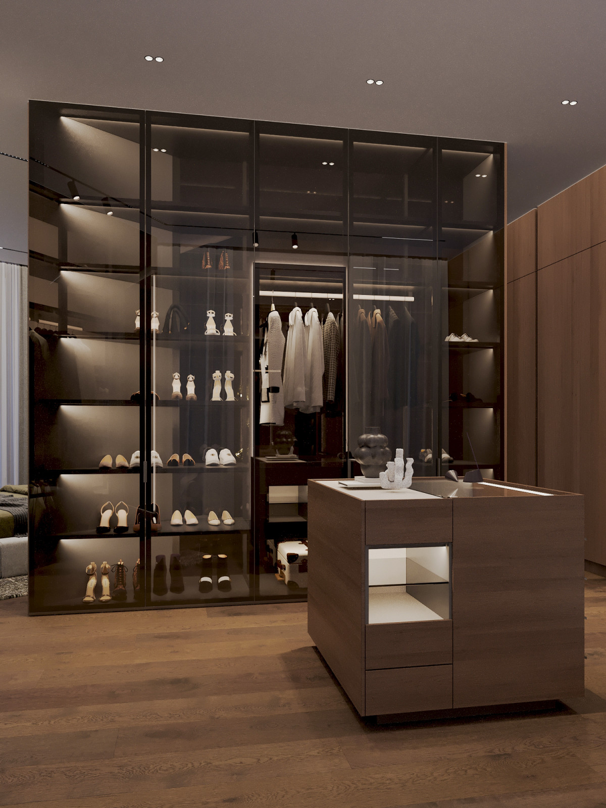 Загорожный Дом Мастер спальня