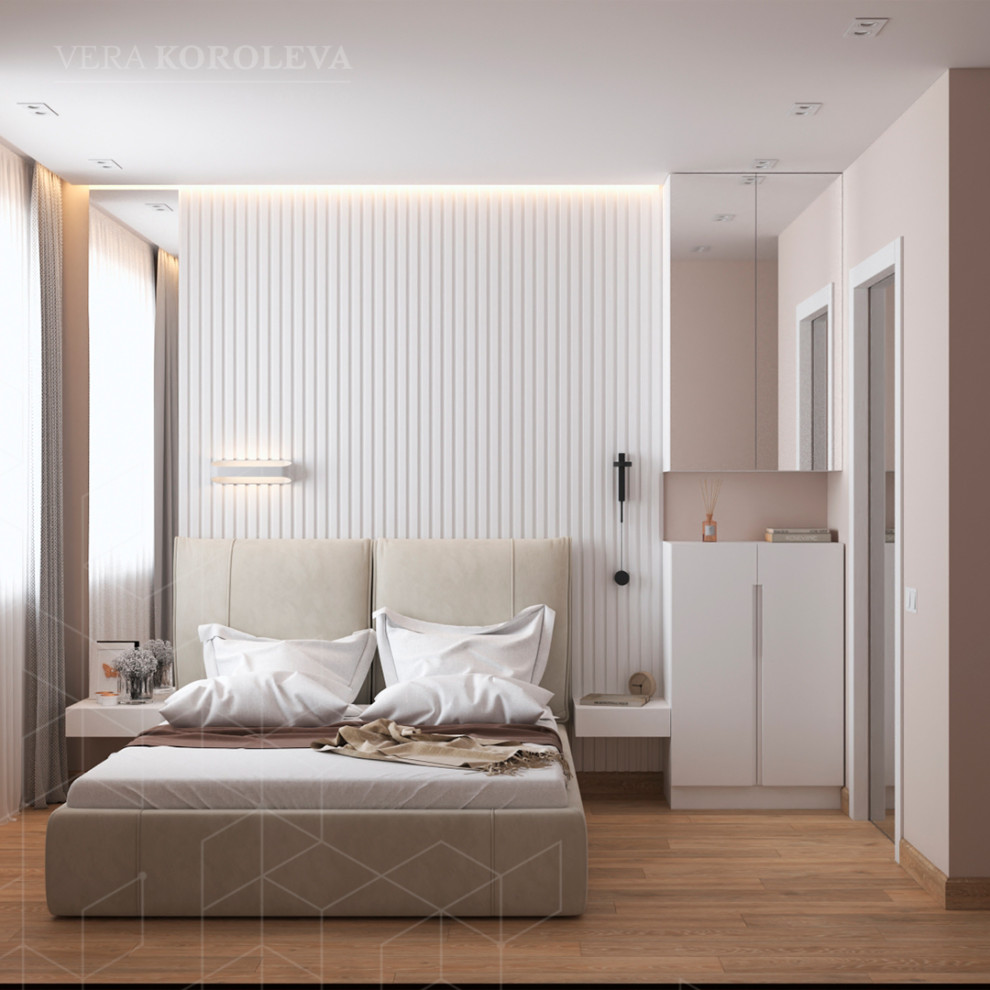 Дизайн-проект двухкомнатной квартиры для семьи с детьми в ЖК "Модум"