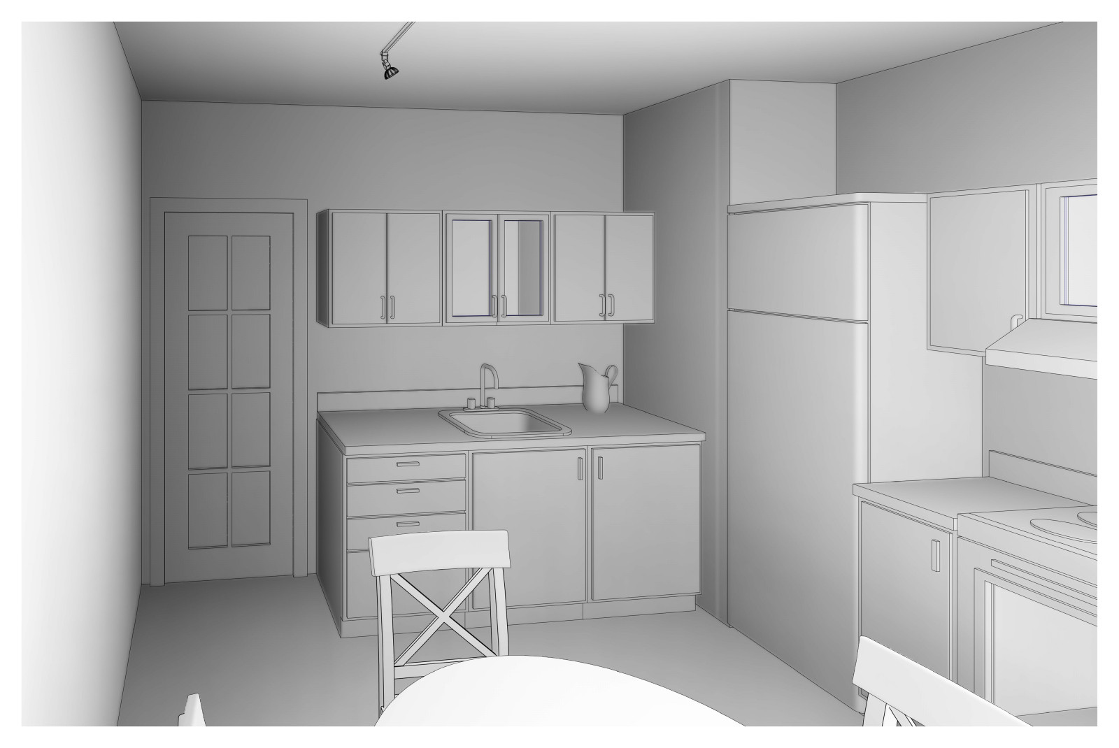 Квартира для холостяка. Москва.