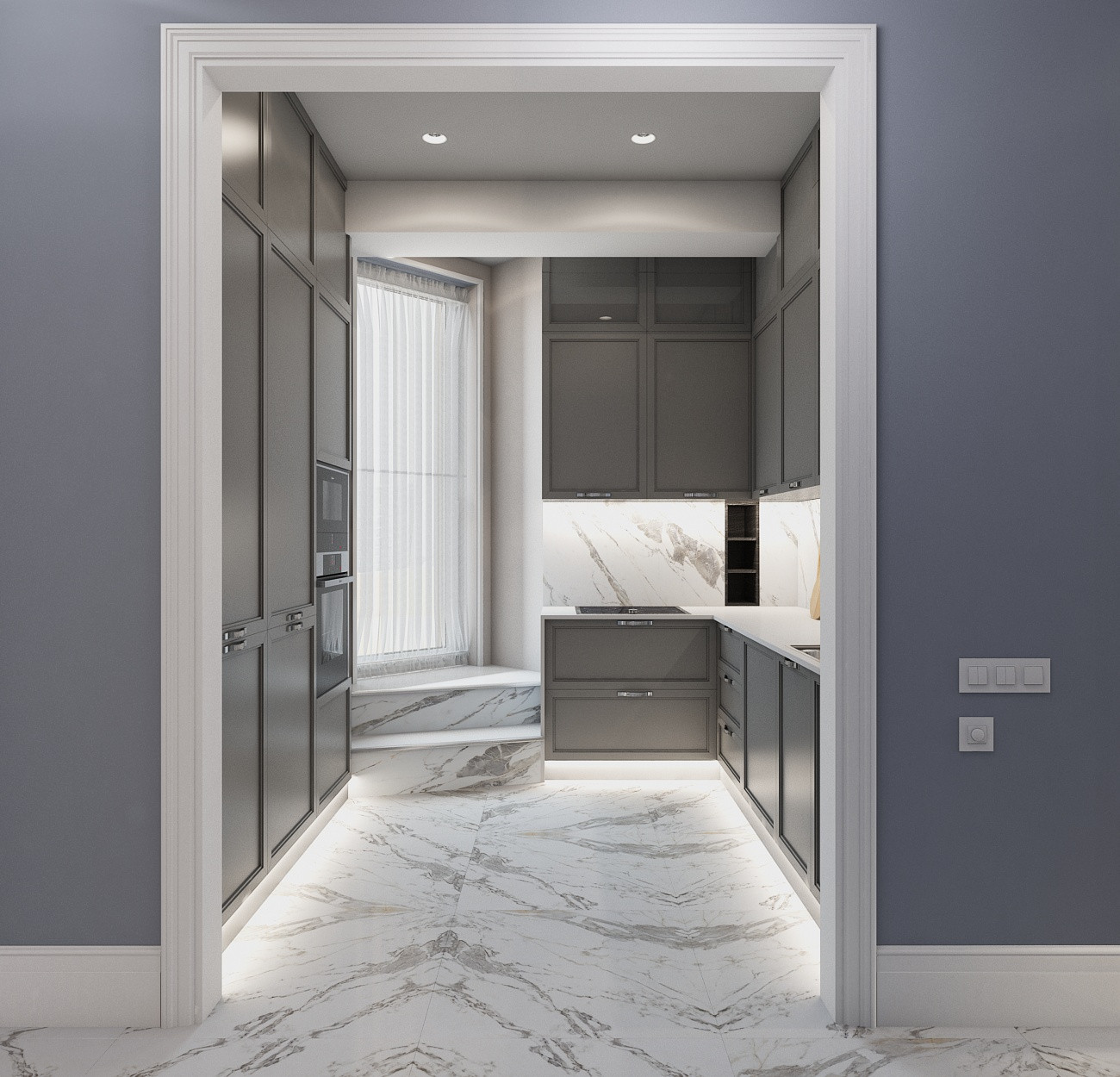 Apartment with an area of 189.6m2